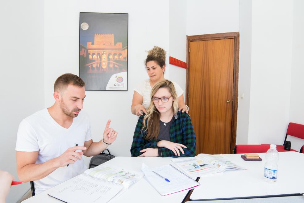 Etudiants en classe