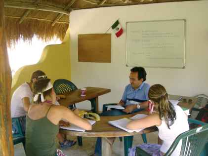 Salle de cours-Ecole Enforex à Playa del Carmen