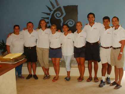 Equipe de l'école-Ecole Enforex à Playa del Carmen