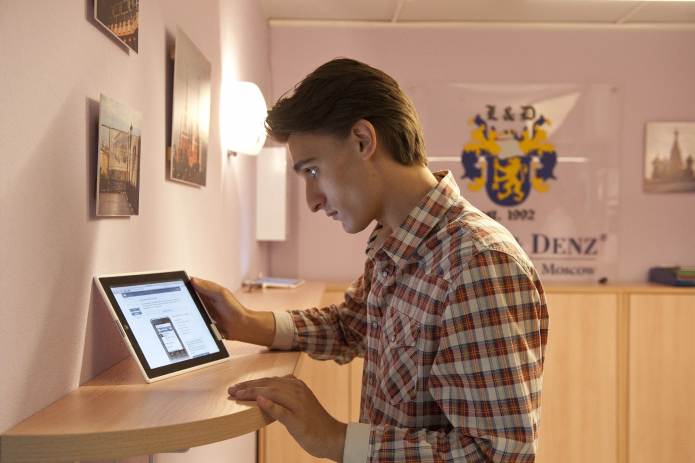 Etudiants à l'école de russe de Moscou en Russie